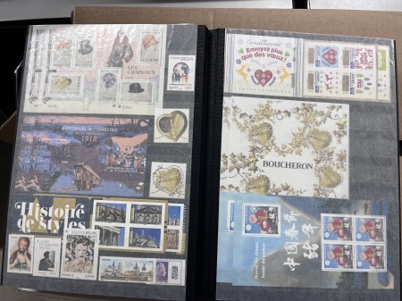 1965-2022, Collection de timbres neufs de France en