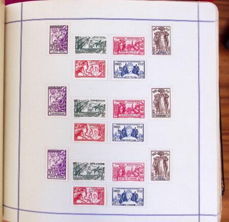 1849-1982, Collection de France et colonies en un grand