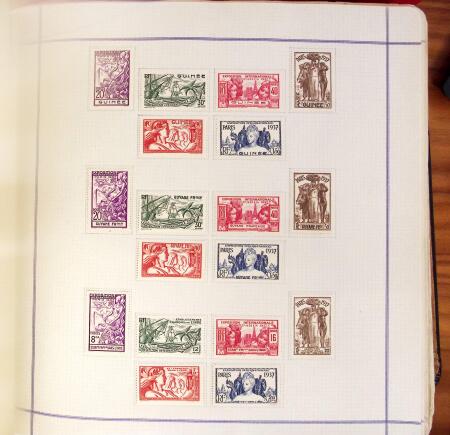 1849-1982, Collection de France et colonies en un grand
