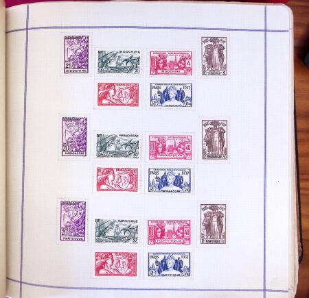 1849-1982, Collection de France et colonies en un grand