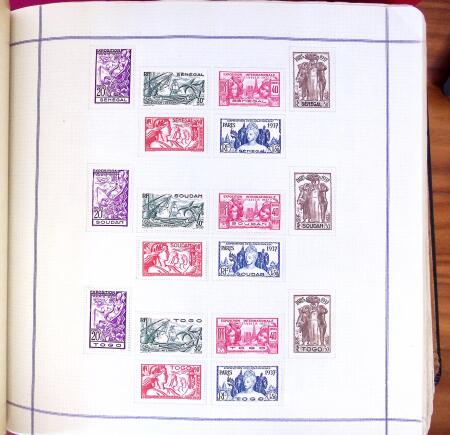 1849-1982, Collection de France et colonies en un grand
