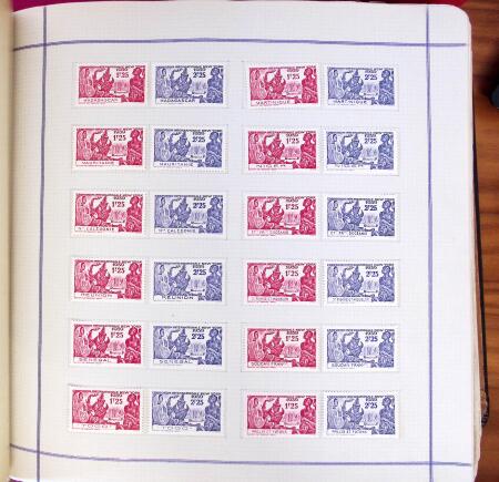 1849-1982, Collection de France et colonies en un grand