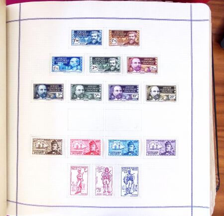 1849-1982, Collection de France et colonies en un grand