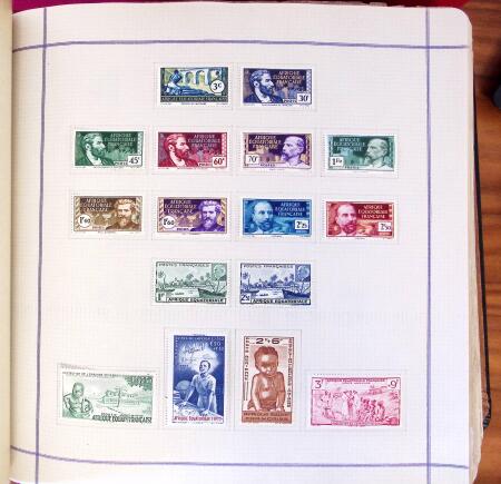 1849-1982, Collection de France et colonies en un grand