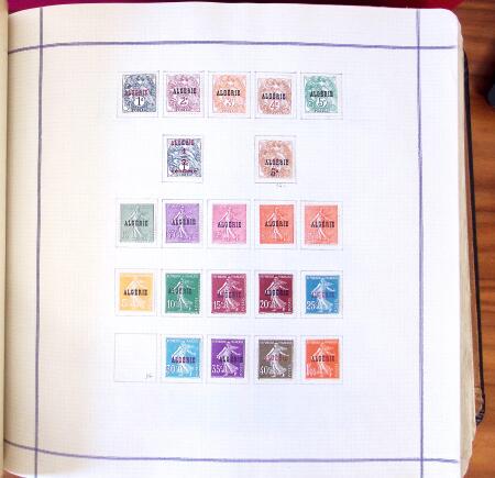 1849-1982, Collection de France et colonies en un grand