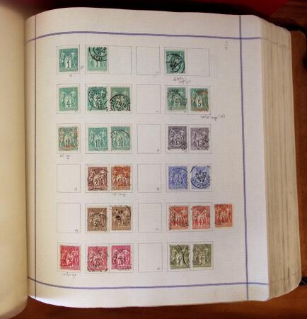 1849-1982, Collection de France et colonies en un grand