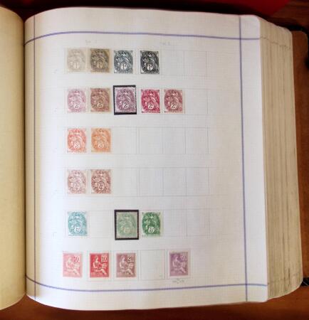 1849-1982, Collection de France et colonies en un grand