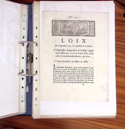 1849-1900, OBLITERATION : Ensemble en huit classeurs,