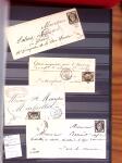 1849-1965, Stock en 8 classeurs de timbres période