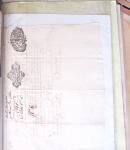 1848, Album vert de documents anciens dont congés de