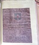 1848, Album vert de documents anciens dont congés de
