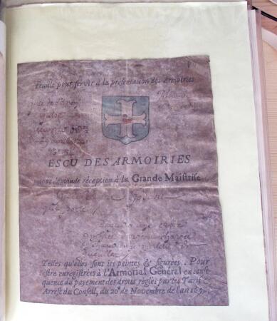 1848, Album vert de documents anciens dont congés de