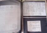1848, Album vert de documents anciens dont congés de