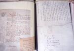 1848, Album vert de documents anciens dont congés de