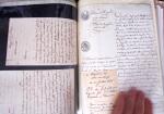 1848, Album vert de documents anciens dont congés de