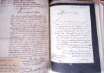 1848, Album vert de documents anciens dont congés de