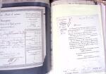 1848, Album vert de documents anciens dont congés de