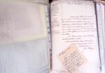 1848, Album vert de documents anciens dont congés de