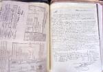 1848, Album vert de documents anciens dont congés de