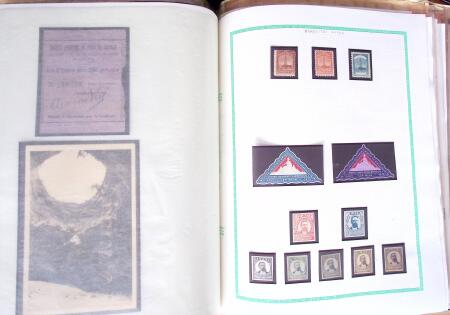 1848, Album vert de documents anciens dont congés de