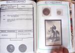 1848, Album vert de documents anciens dont congés de