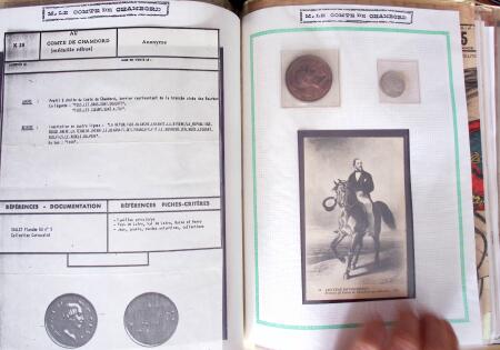 1848, Album vert de documents anciens dont congés de