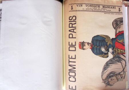 1848, Album vert de documents anciens dont congés de