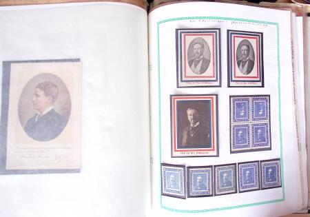 1848, Album vert de documents anciens dont congés de