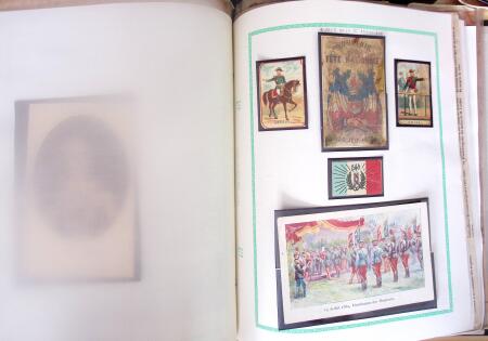 1848, Album vert de documents anciens dont congés de