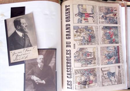1848, Album vert de documents anciens dont congés de