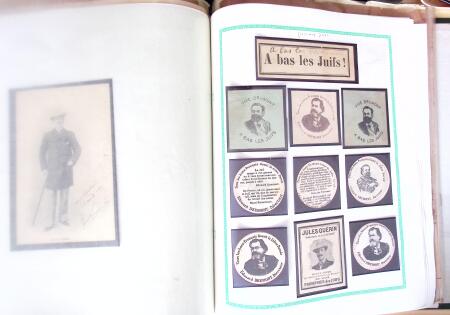 1848, Album vert de documents anciens dont congés de