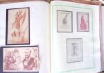 1848, Album vert de documents anciens dont congés de