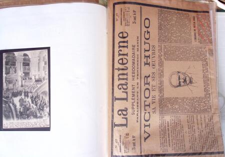 1848, Album vert de documents anciens dont congés de