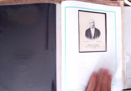 1848, Album vert de documents anciens dont congés de