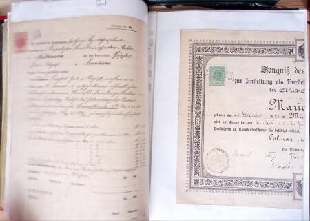 env.1870, Album Yvert rouge : Alsace-Lorraine 19ème