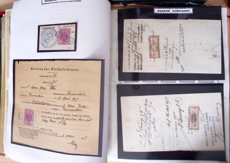 env.1870, Album Yvert rouge : Alsace-Lorraine 19ème