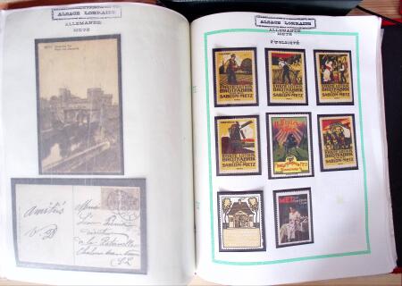 env.1870, Album Yvert rouge : Alsace-Lorraine 19ème