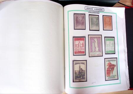 env.1870, Album Yvert rouge : Alsace-Lorraine 19ème