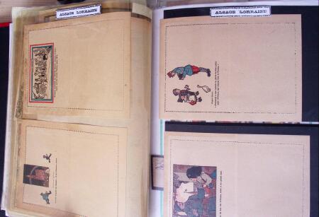env. 1870-1914, L'Alsace-Lorraine : vignettes, cartes