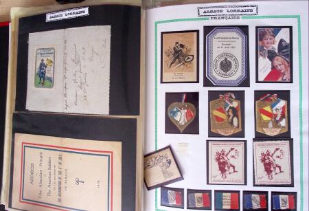 env. 1870-1914, L'Alsace-Lorraine : vignettes, cartes
