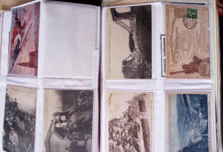 env. 1870-1914, L'Alsace-Lorraine : vignettes, cartes
