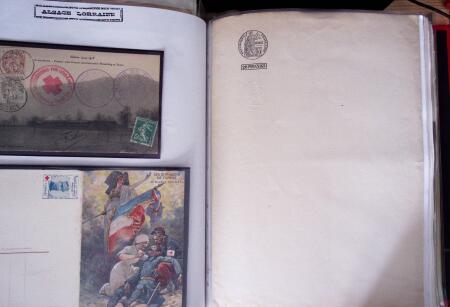 env. 1870-1914, L'Alsace-Lorraine : vignettes, cartes