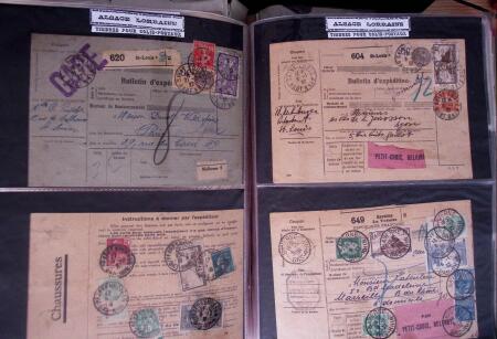 env. 1870-1914, L'Alsace-Lorraine : vignettes, cartes