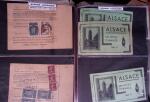 env. 1870-1914, L'Alsace-Lorraine : vignettes, cartes