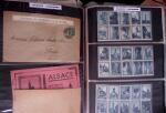 env. 1870-1914, L'Alsace-Lorraine : vignettes, cartes