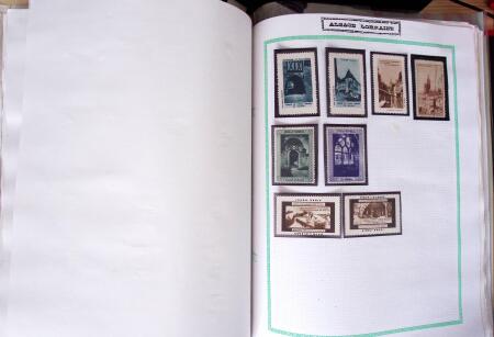 env. 1870-1914, L'Alsace-Lorraine : vignettes, cartes