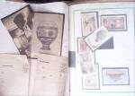 1870-1910, Vignettes, cartes postales et documents sur