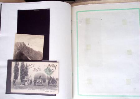 1870-1910, Vignettes, cartes postales et documents sur