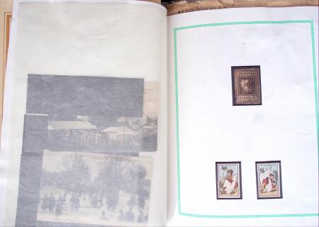 1870-1910, Vignettes, cartes postales et documents sur