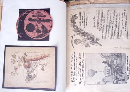 1870-1910, Vignettes, cartes postales et documents sur